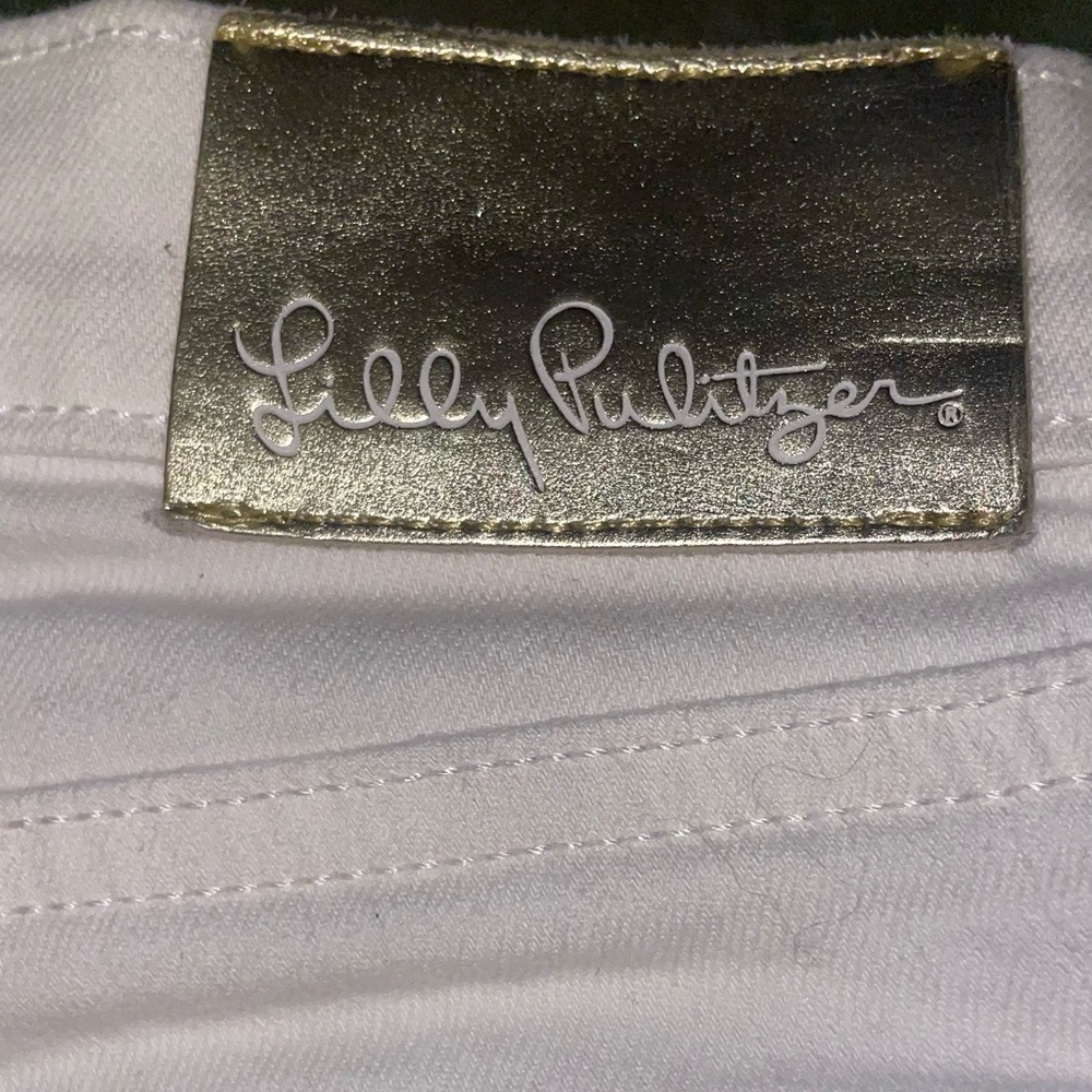 Lilly Pulitzer White Skinny Jeans - Picture 2 of 8
